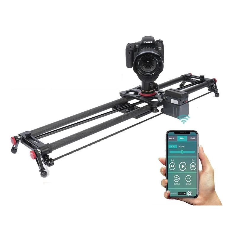 Camera Motorized Slider APP Electronic Silent Rail Track Dolly for DSLR Photo Video Studio Timelapse Photography [PHO]