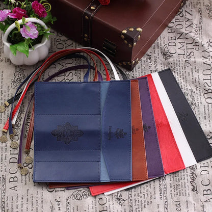 New Style Roll PU Leather Purse Pouch Makeup Pem Pencil Case Cosmetic Bag Retro [CSM]