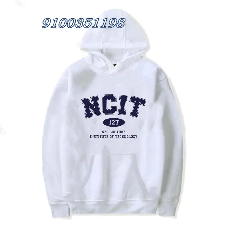 Kpop Fans Clothes Korean Fashion NCT Hoodies Women Neo Culture Institute of Technology NCT 127 Hoodies Female Streetwear Hoody [MEN]