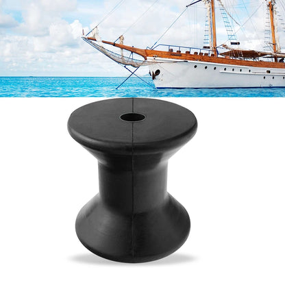 3 Inch Boat Bow Roller Marine Trailer Rubber Keel Roller For Sailboat Yacht Speedboat Canoe Anti-UV Boat Accessories Marine [MRN]