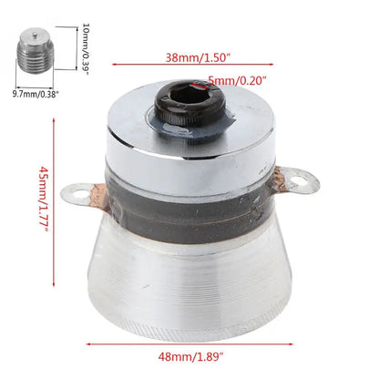 60W 40KHz Ultrasonic Piezoelectric Cleaning Transducer Cleaner High Performance Stainless Steel Transducer [HAP]