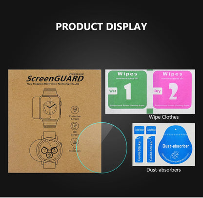 All Size Round Watches Tempered Glass Screen Protective Film Diameter 34 35 36 38 39 40 42 45 46 mm Screen Guard For Smart Watch [SWH]