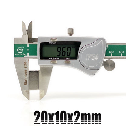 5/10//20/50Pcs 20x10x2 Neodymium Magnet 20mm x 10mm x 2 N35 NdFeB Block Super Powerful Strong Permanent Magnet [MAG]