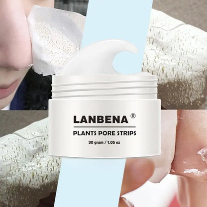 LANBENA Blackhead Remover Cream Paper Plant Pore Strips Nose Acne Cleansing Black Dots Peel Off Mud Mask Treatments Skin Care [SKC]