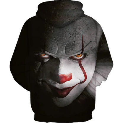 Clown Hoodies Men Fashion Streetwear Loose Fit Clothes Casual Men 3D Sweatshirt Harajuku Hoody Hip Hop Sudaderas Para Hombre [MEN]