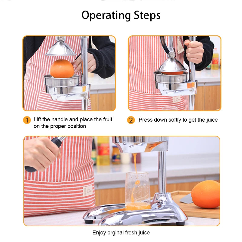 Stainless Steel press juicer squeezer citrus lemon orange  pomegranate fruit juice extractor commercial or household [HAP]