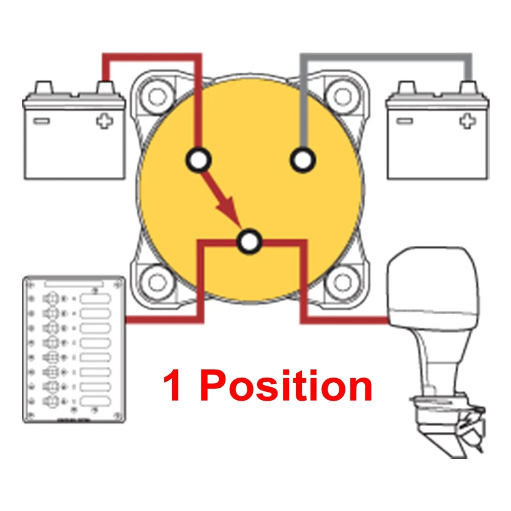 2 3 4 Position Battery Mass Switch Cut Single Dual  M-Series Marine Boat 12-48V 100-300A Heavy Duty Isolator Disconnect Rotary [MRN]