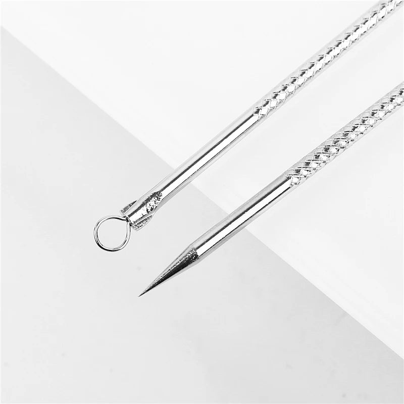 1 Pcs Blackhead Comedone Acne Pimple Blemish Extractor Remover Stainless Steel Needles Remove Tools Face Skin Care Pore Cleaner [SKC]