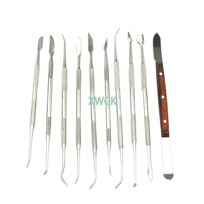 Dental Spatula Plaster Knife Practical Stainless Steel Versatile Teeth Wax Carving Tool Set Dental Instrument Dentist Tools [DEN]