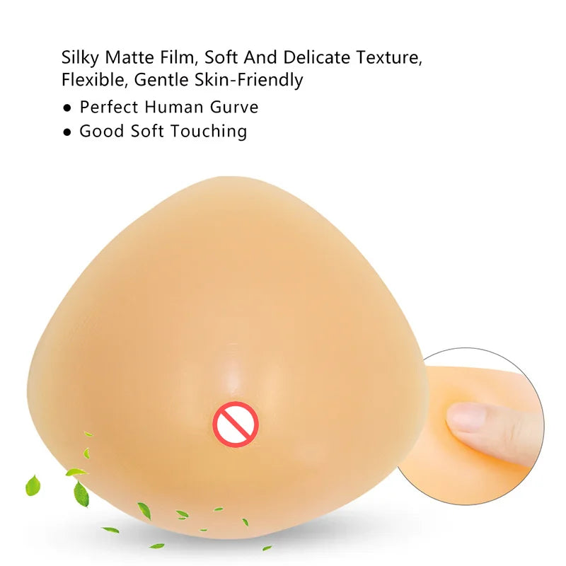 ATR Wire Free Breast Prosthesis Lifelike Silicone Breast Pad Fake Boob for Mastectomy Bra Women Breast Cancer or Enhancer [GRM] [UND]