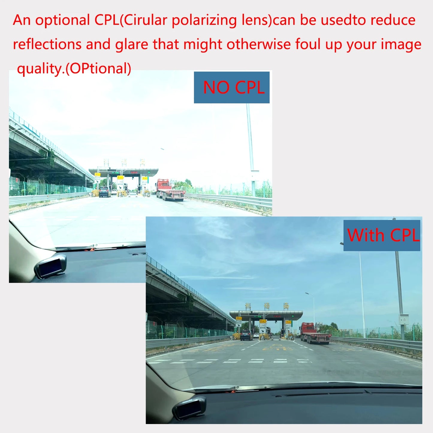 for 70mai Dash Cam 1S gold CPL Polarizing Glas CPL Filter For 70 mai 1s Circular Polarizer Glass [CAR]