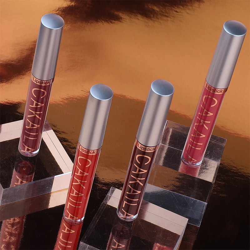 18 Colors Long-lasting Nude Lip Gloss Matte Velvet Lipstick Waterproof Liquid Lipstick Women Korea Cosmetic Moist Lip Tint [CSM]