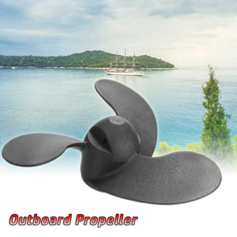 3 Black Leaves Marine Outboard Propeller For Mercury/Tohatsu 3.5/2.5HP 47.05mm(Diameter)*78.05mm(Pitch) [MRN]