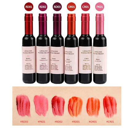 New Arrival Wine Red Korean Style Lip Tint Baby Pink Lip For Women Makeup Liquid Lipstick Lip gloss red lips Cosmetic Hot [CSM]