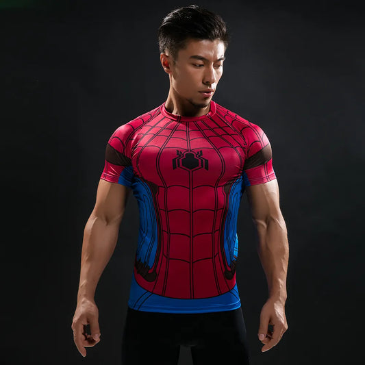 New Summer 3D Printed Men T Shirt Fashion Compression Comics Cosplay Costume T-Shirt Men Tops Tees Bodybuilding Mens Clothing [COS]