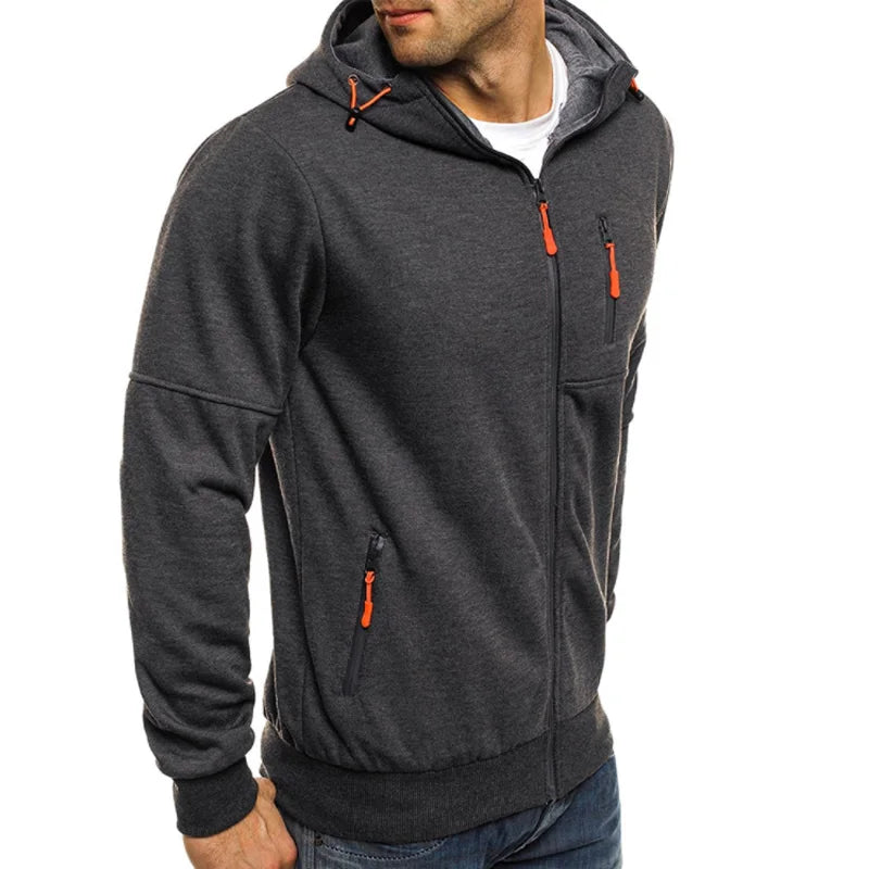 Hoodies Men Brand Personality Zipper Hooded Sweatshirt Male Hoody Tracksuit Hip Hop Autumn Winter Hoodie Mens [MEN]