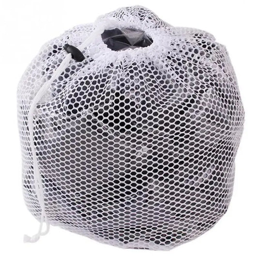 Laundry Mesh Bags Drawstring Net Laundry Saver Mesh Washing Pouch Strong Washing Machine Thicken Net Bag Laundry Bra Aid Pack [GRM] [UND]