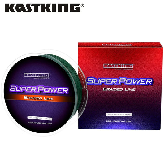 KastKing Brand Durable PE Braided Fishing Line 6-80LB 4 Strands 300M 327Yds Multifilament Line Strong Abrasion Resistant [SPT]