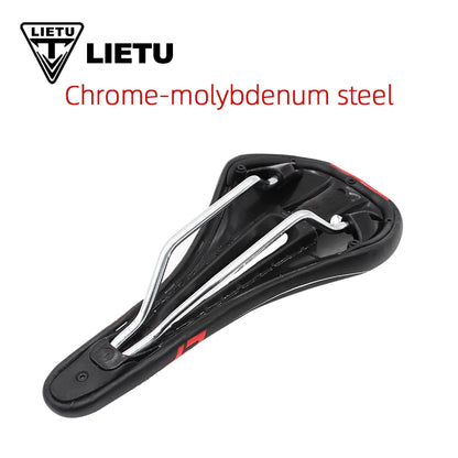 LIETU Bicycle Saddle MTB Road Bike Cycling Silicone Skid-proof Saddle Seat Silica Gel Cushion Seat Leather Front Seat Mat [SPT]