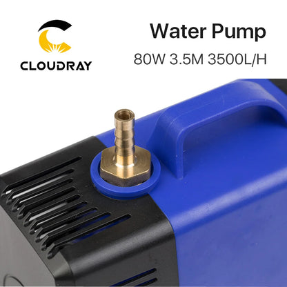 Submersible Water Pump 80W 3.5M 3500L/H IPX8 220V for CO2 Laser Engraving Cutting Machine [PUM]