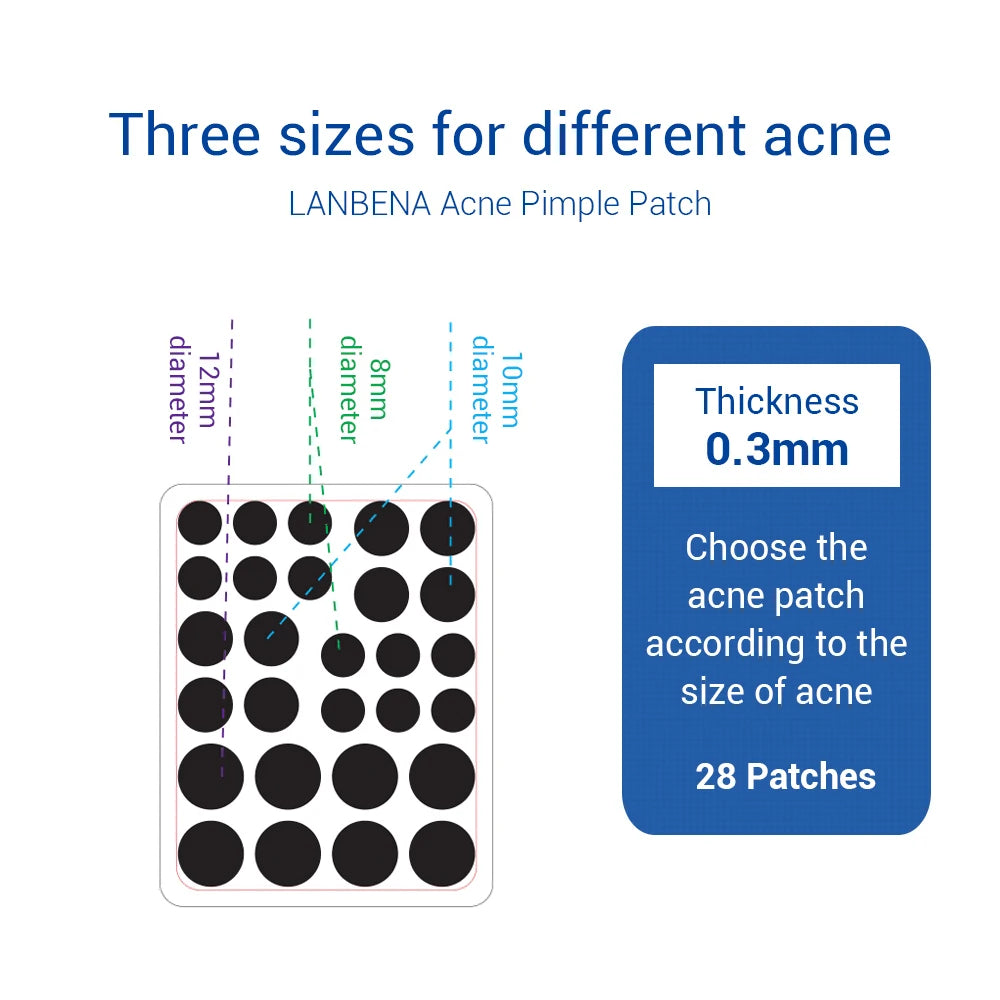 LANBENA Acne Pimple Patch Tool Invisible Acne Stickers Blemish  Master Treatment Acne Mask Skin Care 28pcs Night Use Beauty Face [SKC]