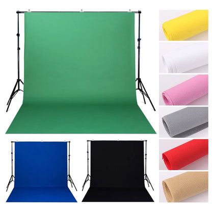 SH Photography Studio 1.6Mx2M/3M/4M  Non-woven Backdrop Background Solid Color Green White Black Screen Chromakey Cloth [PHO]