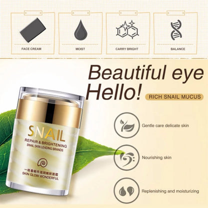 60g Snail Collagen Face Cream Age Less Natural Moisturizing Anti-Wrinkle Whitening Lifting Hydrating Nourishing Beauty Skin Care [SKC]