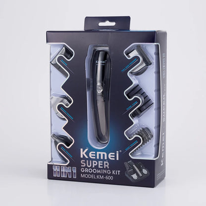 Kemei Hair Clipper Barber Hair Trimmer Electric Clipper Razor Shaver Beard Trimmer Men Shaving Machine Cutting Nose Trimmer [HAP]