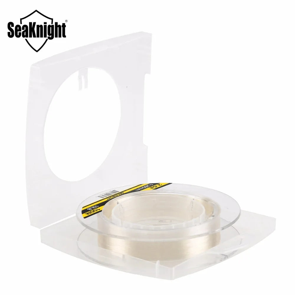 SeaKnight 50M 100M 100% Japan Material 3-100LB Fluorocarbon Fishing Lines Carbon Fiber Leader Fly Line Fast Sinking Carp Fishing [SPT]