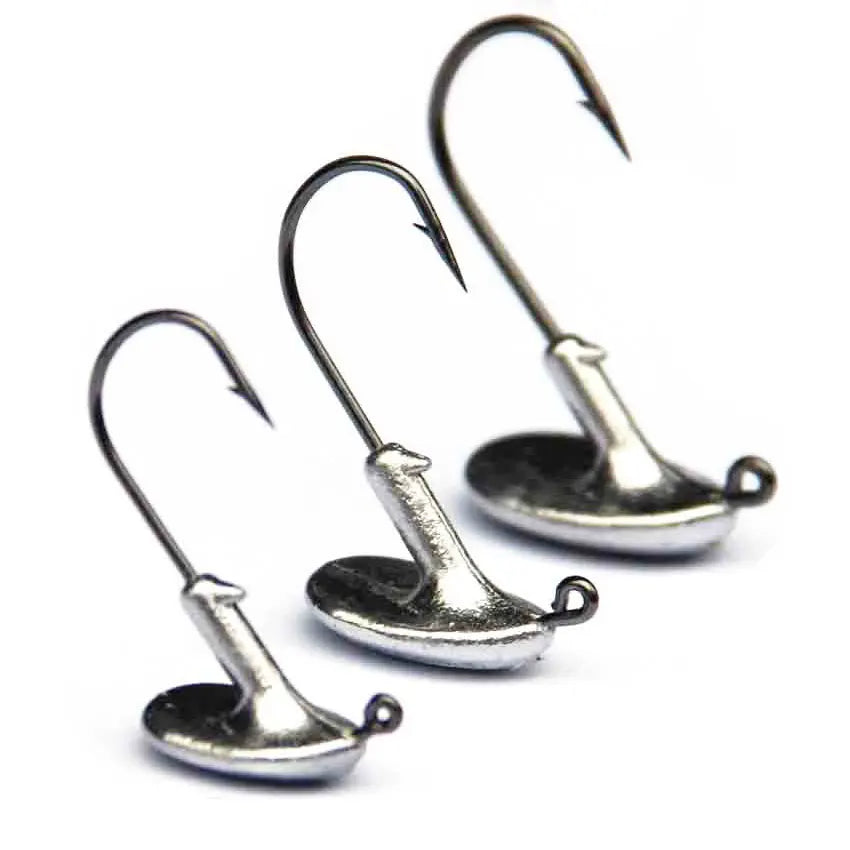 JYJ 10PCS/Lot 3.5g 5g 7g 10g 14g Tumbler Head Hook Jig Bait Fishing Hook For Soft Lure Fishing Tackle fishing tackle accessorise [DSP]