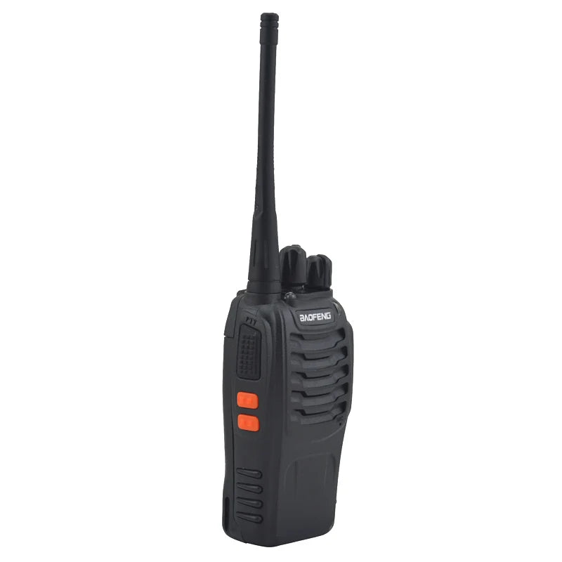 2pcs/lot BAOFENG BF-888S Walkie talkie UHF Two way radio baofeng 888s UHF 400-470MHz 16CH Portable Transceiver with Earpiece [TEL]