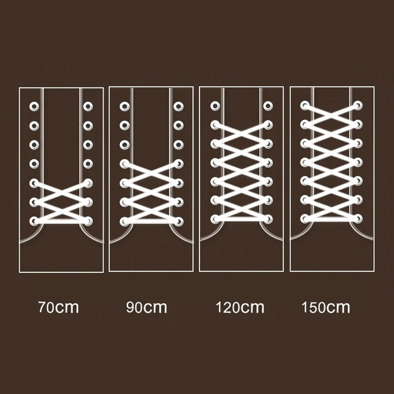 2pcs/lot Round Shoelaces Polyester Solid Classic Martin Boot Shoelace Casual Sports Boots shoes Lace 90cm/120cm/150cm [SHO]