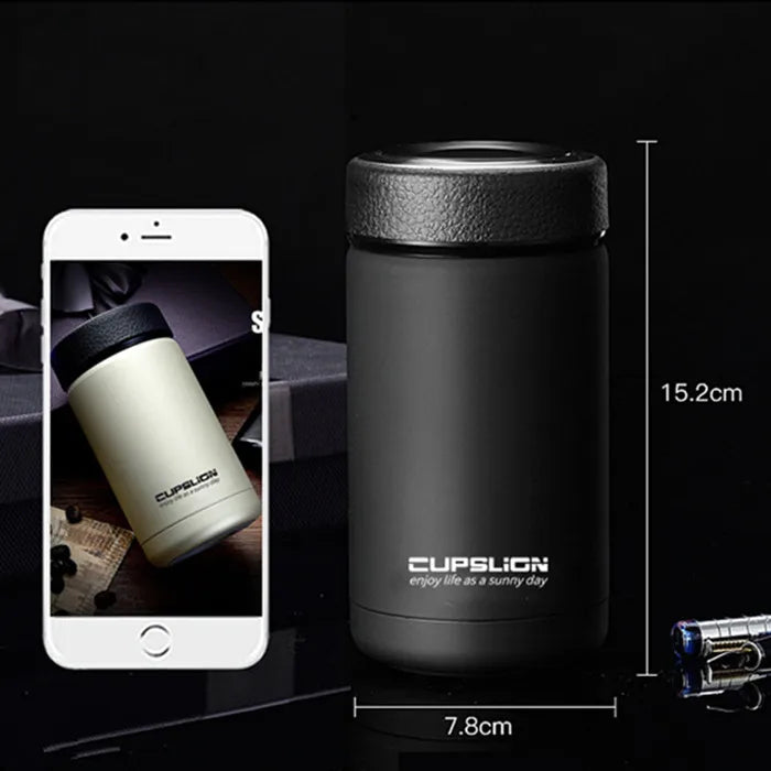 400ml Business Style Stainless Steel Thermos Mugs Car Vacuum Flasks Coffee Tea Cups Thermal Water Insulated Bottle Tumbler [MUG]