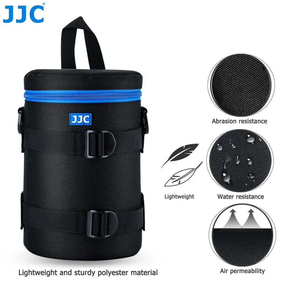 JJC Luxury Camera Lens Bag Pouch Case for Canon Lens Nikon Sony Olympus Fuji DSLR Photography Accessories Shoulder Bag Backpack [PHO]