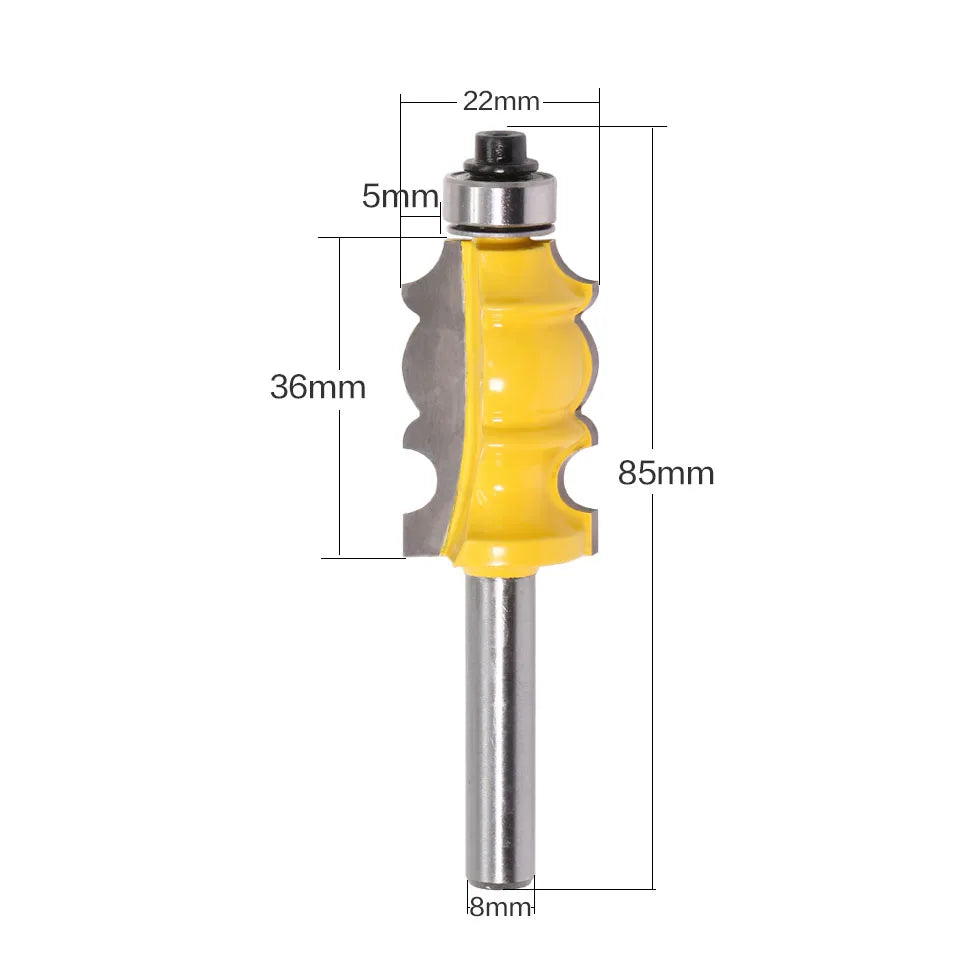 1PC 8mm Shank special moulding bit Carbide Molding Router Bit Trimming Wood Milling Cutter for Woodwork Cutter Power Tools [PTO]