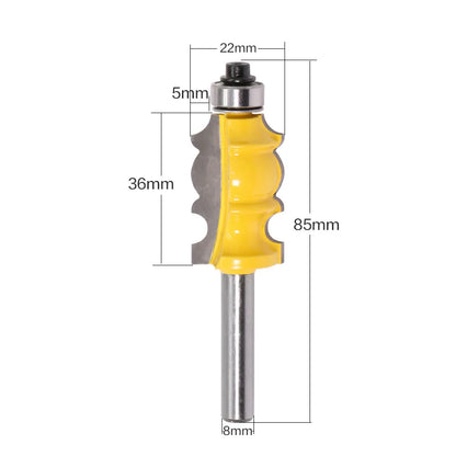 1PC 8mm Shank special moulding bit Carbide Molding Router Bit Trimming Wood Milling Cutter for Woodwork Cutter Power Tools [PTO]