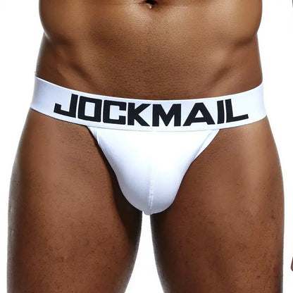 Sexy Mens Underwear Jockstraps Cotton Sexy Jocks Bikini G-strings Men thong curcas Male panties Briefs Gay underwear Penis [GRM] [UND]