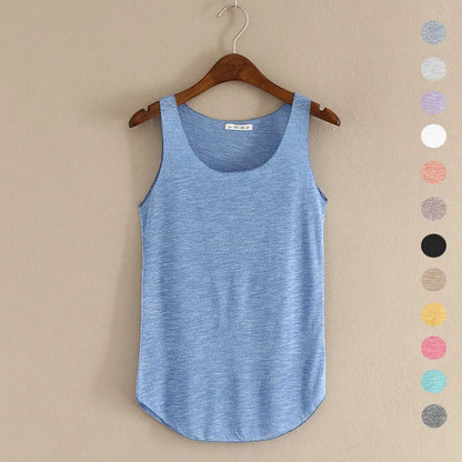 HOT summer Fitness Tank Top New T-Shirt Plus Size Loose Model Women T-shirt Cotton O-neck Slim Tops Fashion Woman Clothes [WOM]