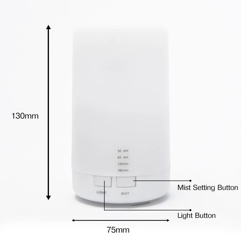 USB Humidifier Ultrasonic Aroma Diffuser Essential Oil Electric Air Purifier Difusor Grain Lamp Aromatherapy For Office Or Home [HAP]