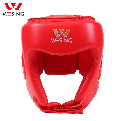 Wesing Boxing Sanda Training Head Guard Boxing Muay Headgear Thai Kickboxing Head Protector [SPT]