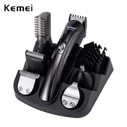 Kemei Hair Clipper Barber Hair Trimmer Electric Clipper Razor Shaver Beard Trimmer Men Shaving Machine Cutting Nose Trimmer [HAP]