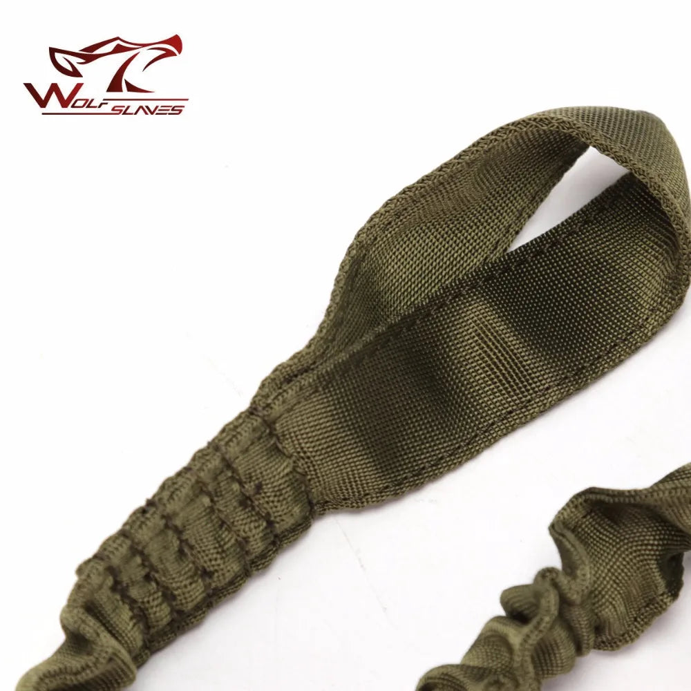 Tactical Sling Protective Rope Quick Release Line Climbing Safety Strap For Outdoor Hunting Green Color [SPT]