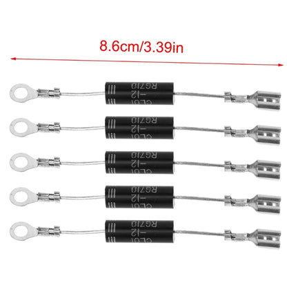 5Pcs Microwave Oven Accessories Unidirectional High Voltage Diode Rectifier New [HAP]