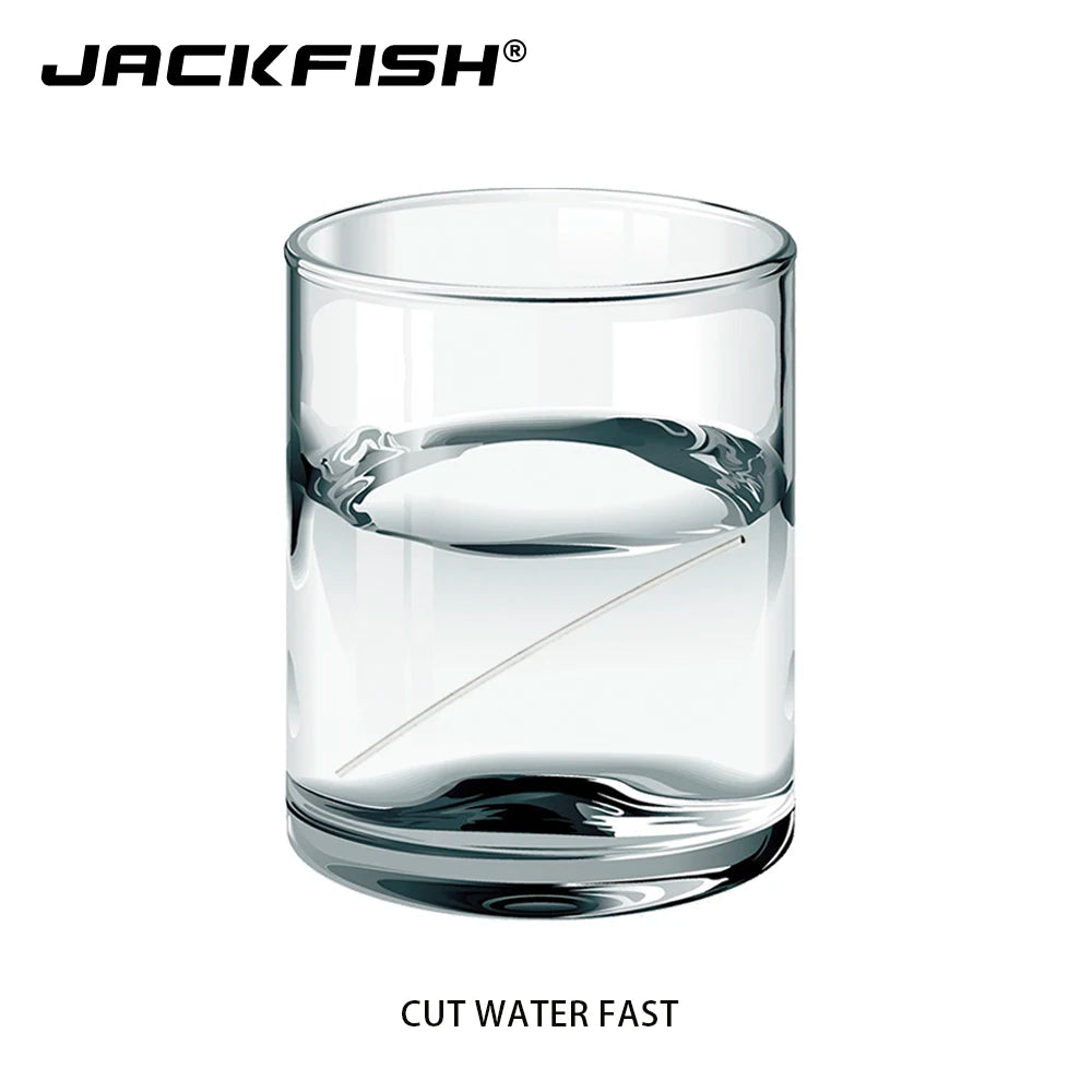 JACKFISH 100M Fluorocarbon fishing line 5-30LB Super strong brand Leader Line clear fly fishing line pesca [SPT]