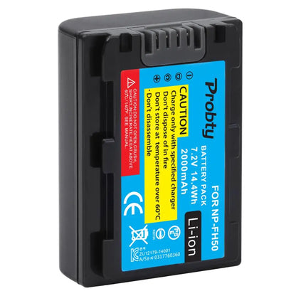 NP-FH50 NP FH50 Camera Battery / LCD Charger For Sony A230 A330 A290 A380 A390 HDR-TG1E TG3 TG5 TG7 DSC-HX1 DSC-HX200 [BAT]