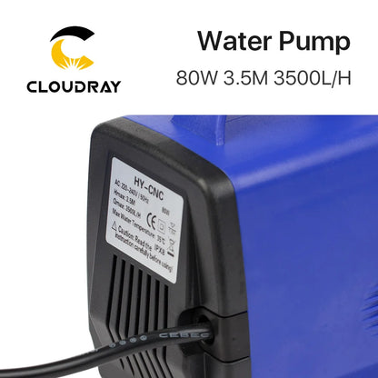 Submersible Water Pump 80W 3.5M 3500L/H IPX8 220V for CO2 Laser Engraving Cutting Machine [PUM]