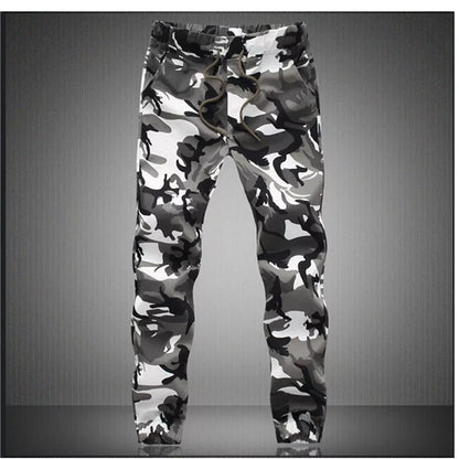 Camouflage Military Jogger Pants Men 2024 Pure Cotton Mens Spring Autumn Pencil Harem Pant Men Comfortable Trousers Camo Joggers [MEN]