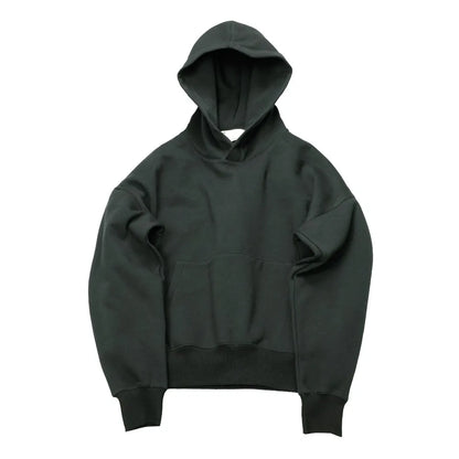 Quality nice hip hop hoodies with fleece WARM winter men's Kanye West hoodie sweatshirt swag solid  pullover [MEN]