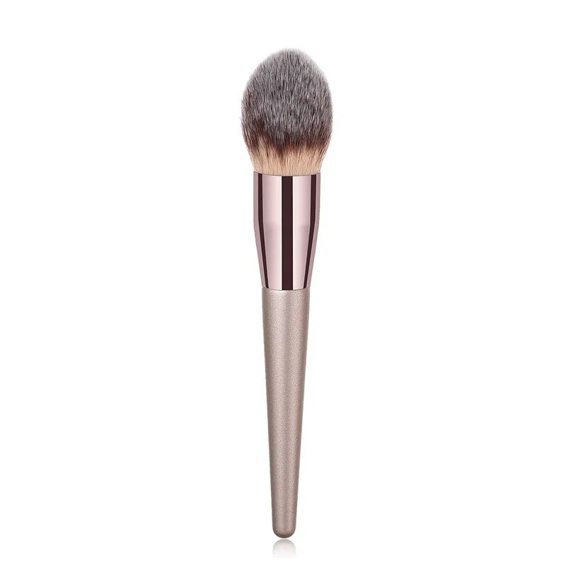 1Pc Makeup Brush Face Cheek Contour Blusher Nose Foundation Loose Power Cosmetic Make Up Brushes Tool Powder Blush Kabuki Brush [CSM]