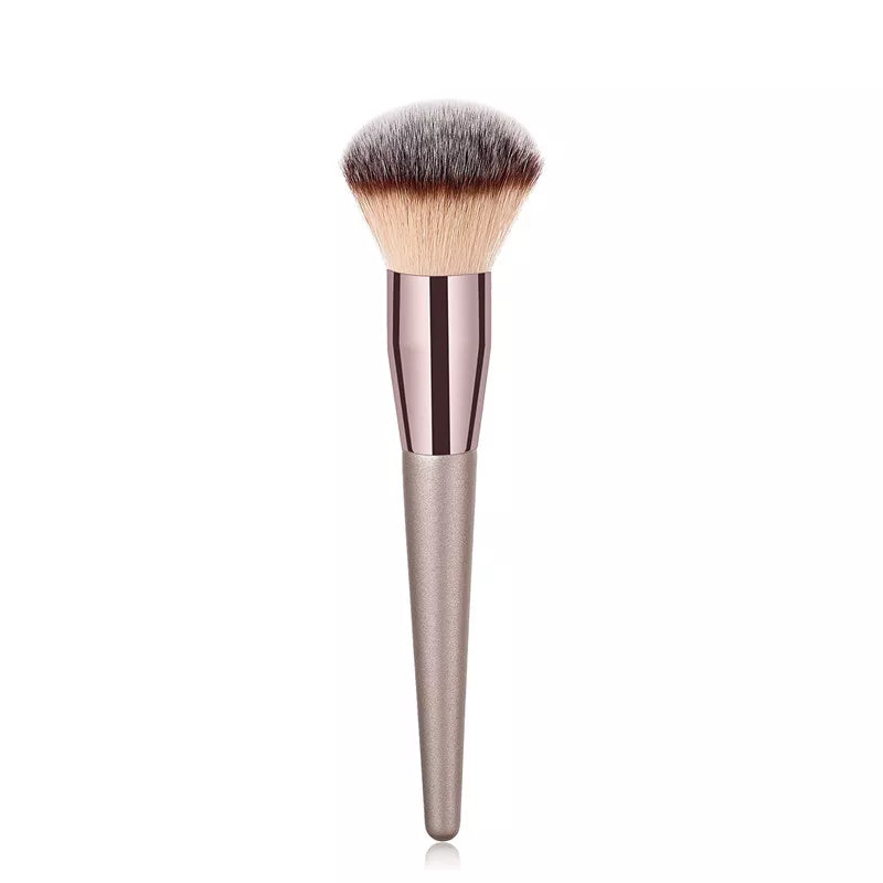 1Pc Makeup Brush Face Cheek Contour Blusher Nose Foundation Loose Power Cosmetic Make Up Brushes Tool Powder Blush Kabuki Brush [CSM]